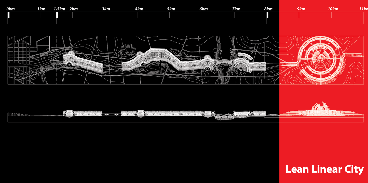 Lean Linear City: Arterial Arcology